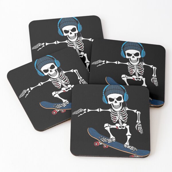 Item preview, Gritty Skater Skeleton designed and sold by ChicTrendz.