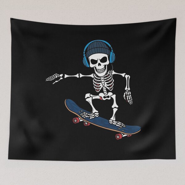 Item preview, Gritty Skater Skeleton designed and sold by ChicTrendz.