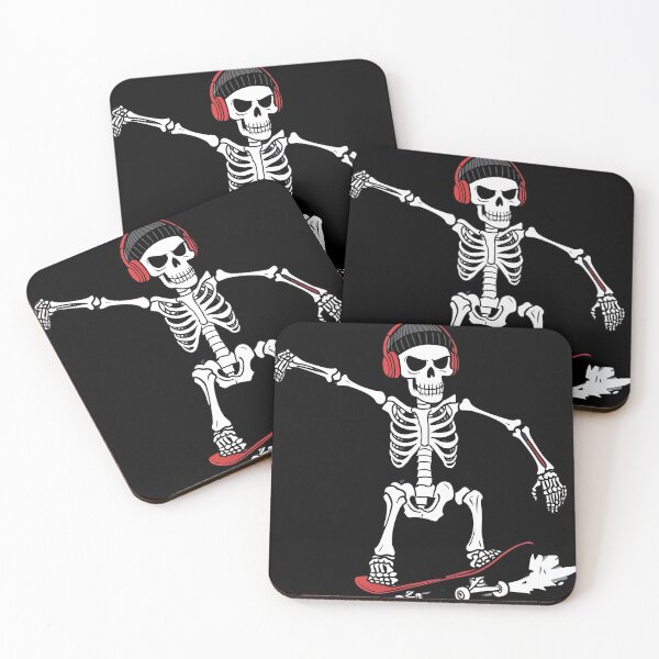 Item preview, Comic Style Skater Skeleton designed and sold by ChicTrendz.