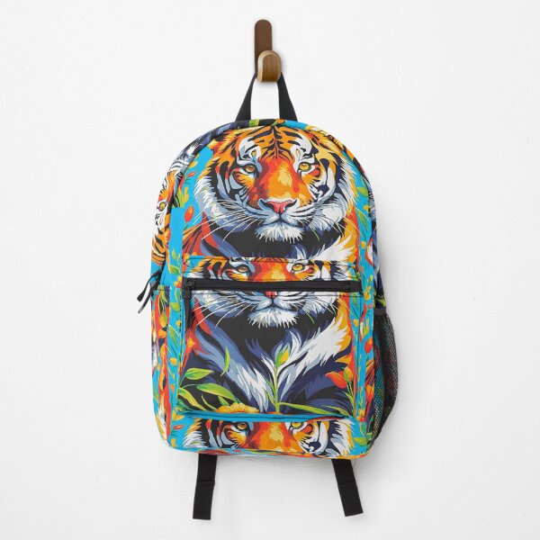 Item preview, Digital painting of tiger lying in a flower meadow! designed and sold by Giulivo Store Graphic.