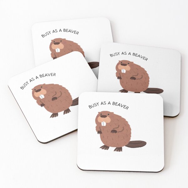 Item preview, Busy as a Beaver designed and sold by Sunny Stickers & Stationery.