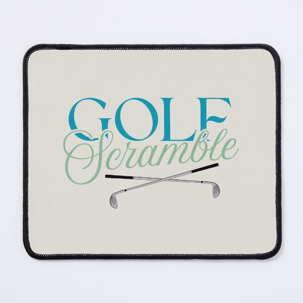 Item preview, Golf Scramble Simple Modern Blue and Green Logo designed and sold by Stickers by @molllyclare.