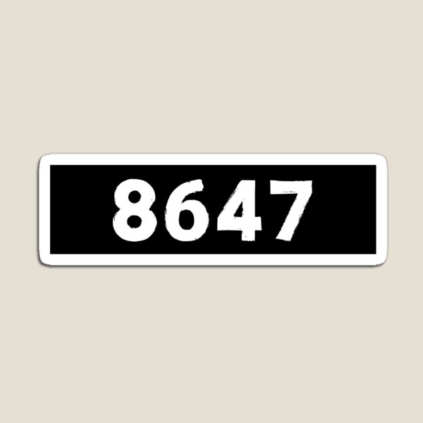 Vista previa del artículo con la obra «8647 Anti Trump», diseñado y vendido por CapriCreatives.