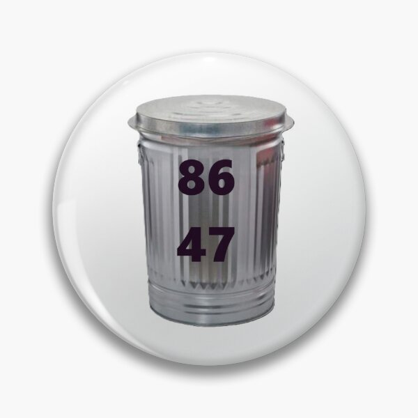 Item preview, 86 47 On A Garbage Can - Black Letters designed and sold by Qzmet.