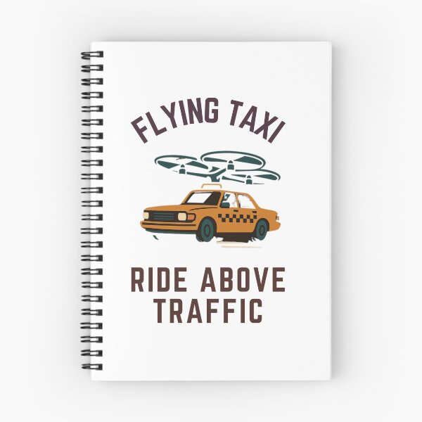 Item preview, Flying Taxi – Ride Above Traffic in Retro Futuristic Style designed and sold by JenniferCreaArte .