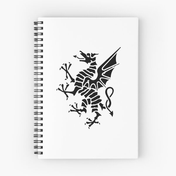 Item preview, Skeletal Dragon Emblem - Bold Gothic Design designed and sold by WorldLily.