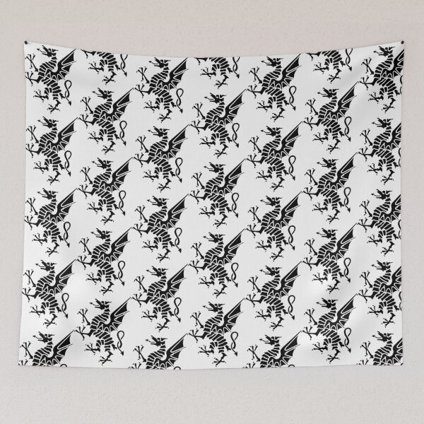 Item preview, Skeletal Dragon Emblem - Bold Gothic Design designed and sold by WorldLily.