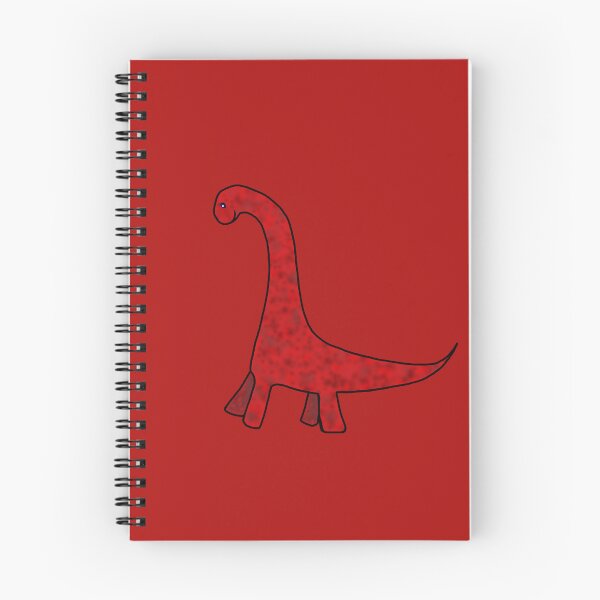 Artikelvorschau, Brontosaurus Schwamm - Rot entworfen und verkauft von Snowroseblossom.