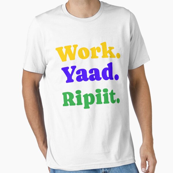 Item preview, Work Yaad Ripiit, Work Yard Repeat designed and sold by Kolcha.