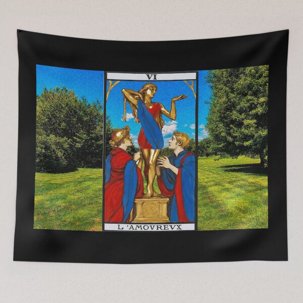 Item preview, The Tarot Deck: The Lovers L'Amoureux V3 designed and sold by Helios Be. Lavsh.