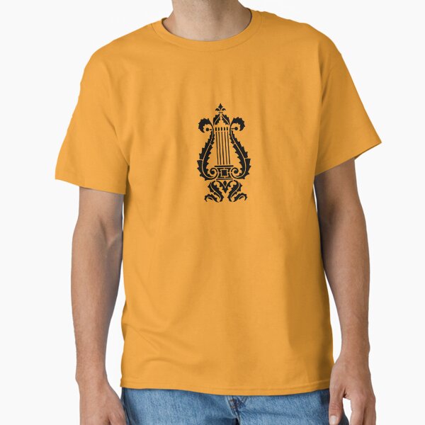 Item preview, Stylized Lyre Illustration - Elegant Minimalist String Instrument  Design designed and sold by WorldLily.