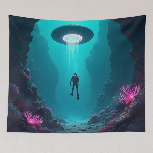 Item preview, The Abyss Beckons designed and sold by AlienInkvasion.