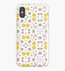 decorative colorful art seamless repeat pattern iPhone Case