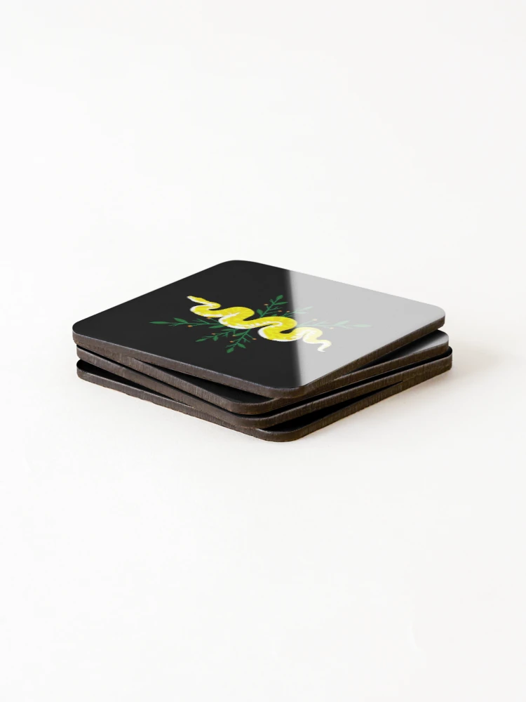 Thumbnail 4 of 5, Coasters (Set of 4), Python designed and sold by Dark Moon Art Studio.