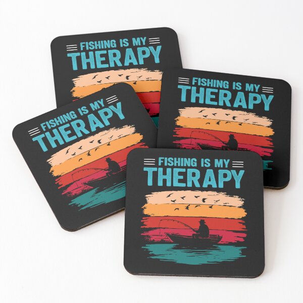 Item preview, fishing is my therapy designed and sold by Lydyb-creations.