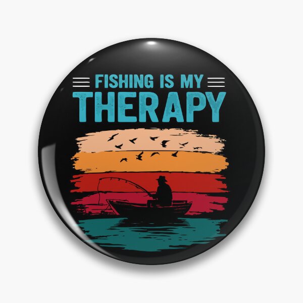 Item preview, fishing is my therapy designed and sold by Lydyb-creations.