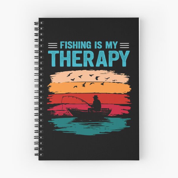 Item preview, fishing is my therapy designed and sold by Lydyb-creations.