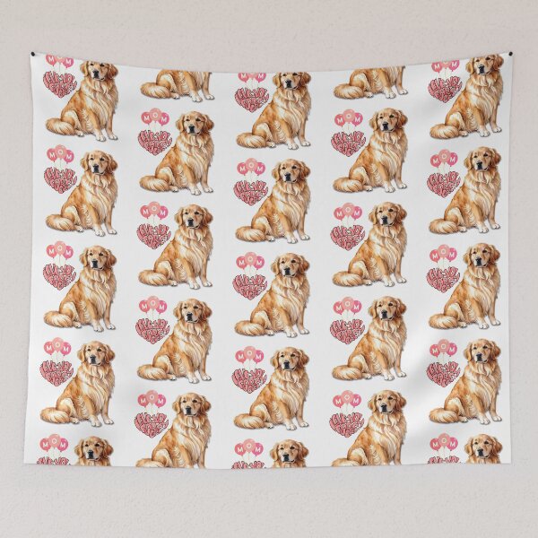 Item preview, Forever Love ? | Golden Retriever with Balloons & “Love You Forever Mom” ? designed and sold by RvinJo8.