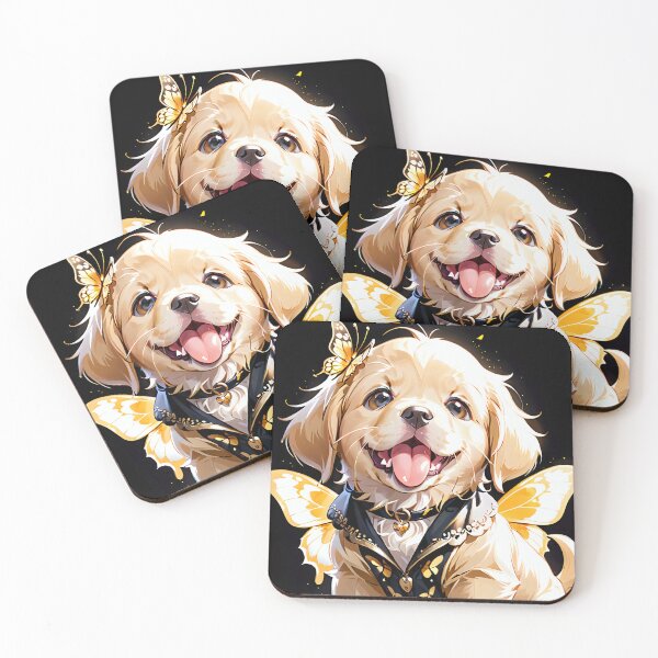 Item preview, Little Pup and His Butterfly Wings. designed and sold by MissYouONLY.