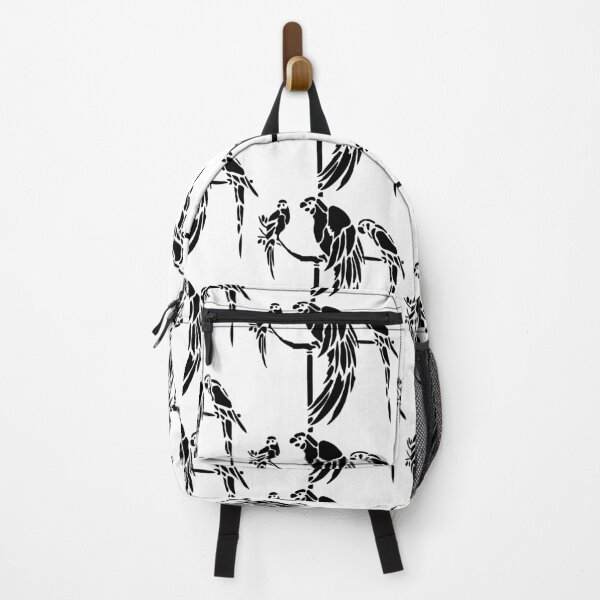 Item preview, Vintage Parrot Stencil - Trio of Tropical Birds designed and sold by WorldLily.