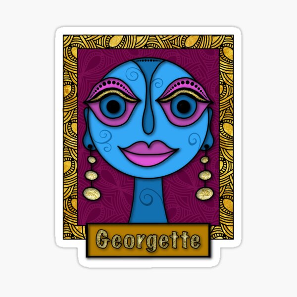 Item preview, Georgette designed and sold by Genevieve Crabe.