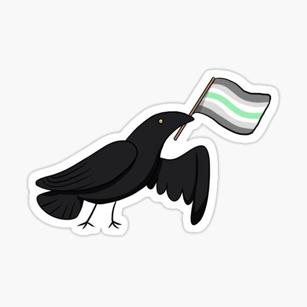 Artikel-Vorschau von Stolz Corvids - Agender, designt und verkauft von Drawn by Raven.