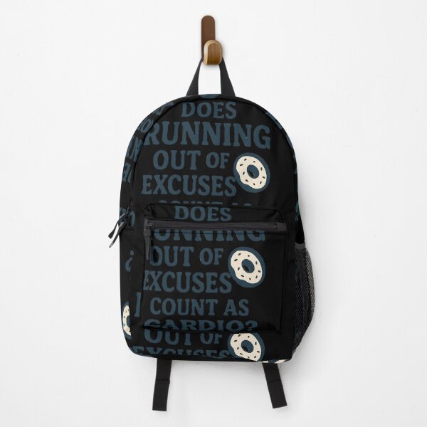 Item preview, Funny Fitness Quote – Does Running Out of Excuses Count As Cardio Donut Design designed and sold by Jason123za.