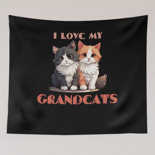 Item preview, I Love My Grandcats Funny Gifts For Catslover designed and sold by HoneyCreates9.