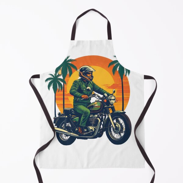 Item preview, Vintage Biker Sundet Ride on a Chopper Motorcycle designed and sold by VibesWorn.
