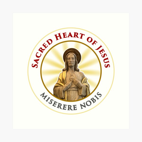 Item preview, Sacred Heart of Jesus Miserere Nobis  designed and sold by KTSubz Designs.
