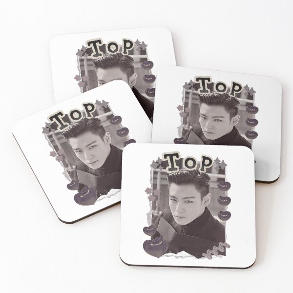 Item preview, T.O.P: Korean Drama Actor Scrapbook Collage Cozy Y2K Vintage Design designed and sold by HELL0WBELLO.