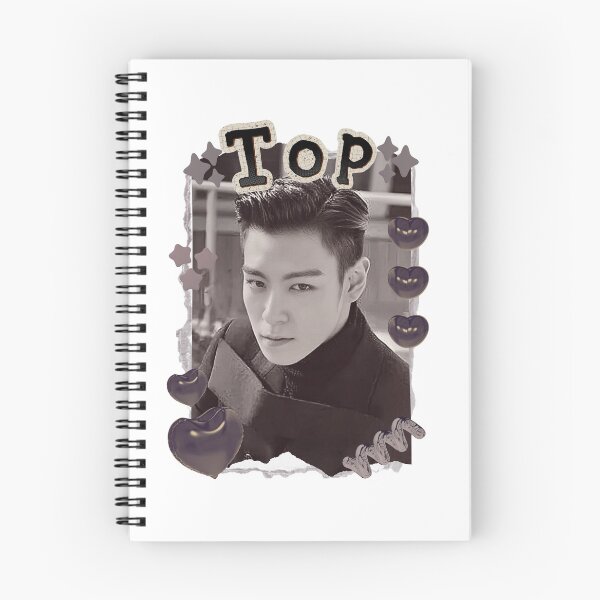 Item preview, T.O.P: Collage de álbum de recortes de actores de dramas coreanos con un acogedor diseño vintage Y2K designed and sold by HELL0WBELLO.