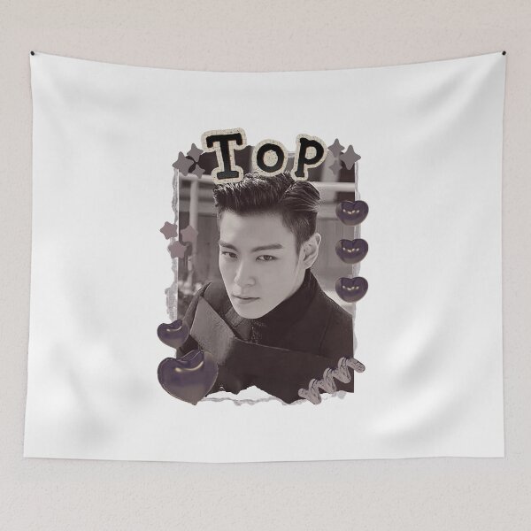 Item preview, T.O.P: Korean Drama Actor Scrapbook Collage Cozy Y2K Vintage Design designed and sold by HELL0WBELLO.