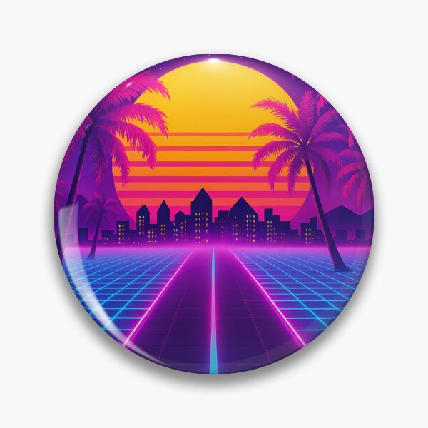 Artikelvorschau, Retrowave entworfen und verkauft von MitsukiArt.