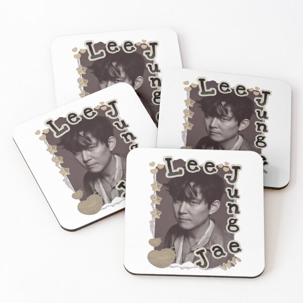 Item preview, Retro Coffee Vibes Collage of Lee Jung-jae Korean Drama Actor Scrapbook Collage Cozy Y2K Vintage Design designed and sold by HELL0WBELLO.