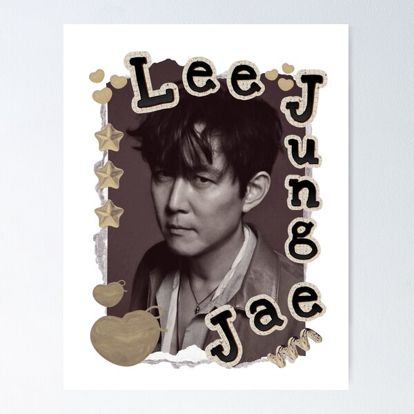 Item preview, Retro Coffee Vibes Collage of Lee Jung-jae Korean Drama Actor Scrapbook Collage Cozy Y2K Vintage Design designed and sold by HELL0WBELLO.