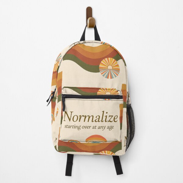 Item preview, Normalize Starting Over at Any Age – Retro Inspirational Poster designed and sold by CrumblyStudio.