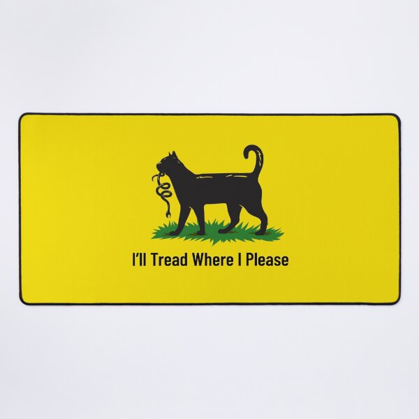 Item preview, I’ll Tread Where I Please – Cat and Snake Rebellion designed and sold by The Junto Shop.