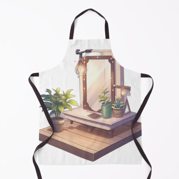 Item preview, Habitación isométrica en miniatura, iluminación suave, estética acogedora: incluye luces de colores, espejo y plantas, paleta de colores pastel, ultra detallada, sin texto. designed and sold by CuteKawaiiStudio.