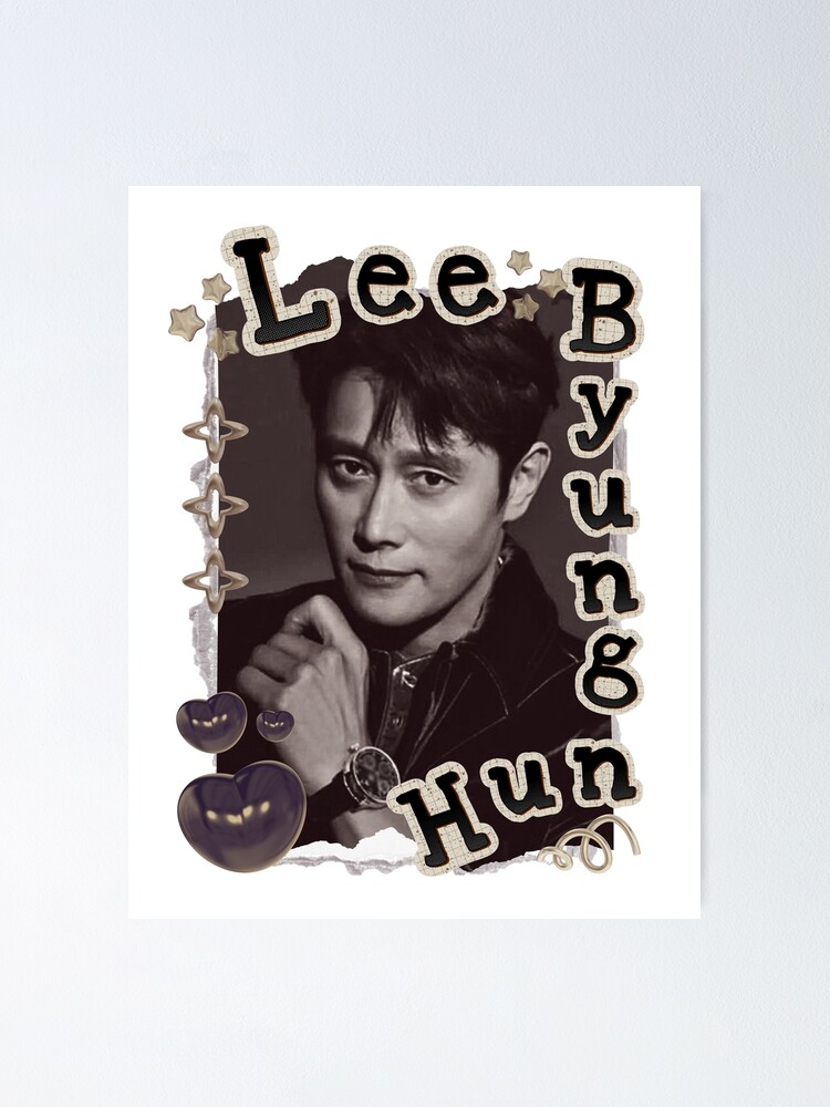 LEE BYUNG HUN コラージュフレーム Lee Byung-hun: Korean Drama Actor Scrapbook Collage Cozy Y2K