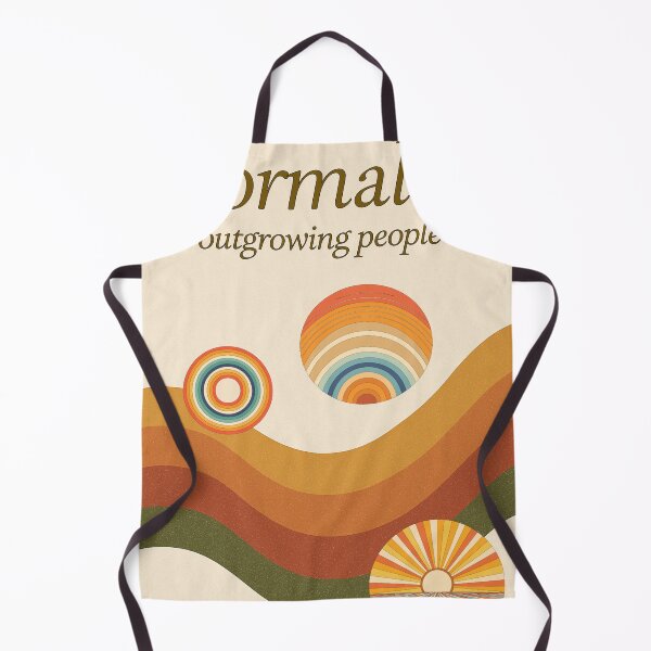 Item preview, Normalize Outgrowing People – Retro Healing Poster designed and sold by CrumblyStudio.