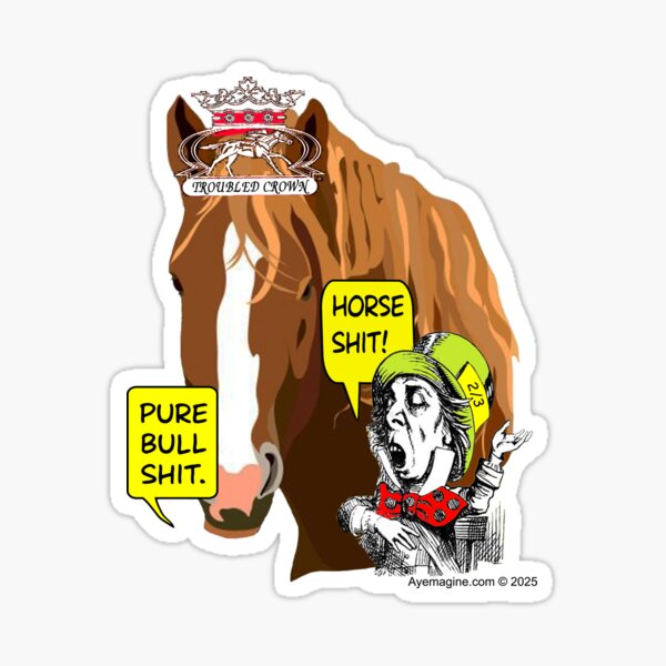 Troubled Crown Sticker