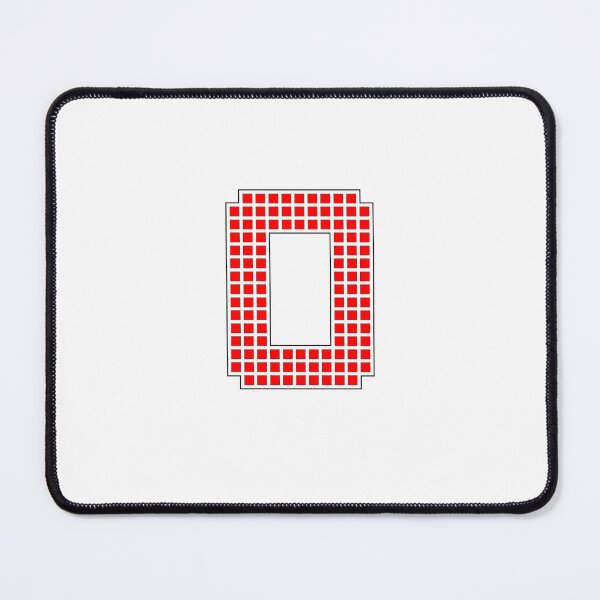 Artikelvorschau, Großbuchstabe O – Roter Pixelblock-Charakter entworfen und verkauft von PixelGlyphs.
