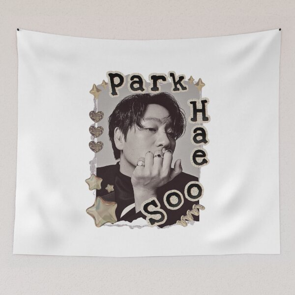 Item preview, Park Hae-soo: Korean Drama Actor Scrapbook Collage Cozy Y2K Vintage Design designed and sold by HELL0WBELLO.
