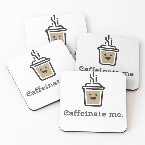 Item preview, Caffeinate Me Coffee Lover designed and sold by PureGoldDesigns.