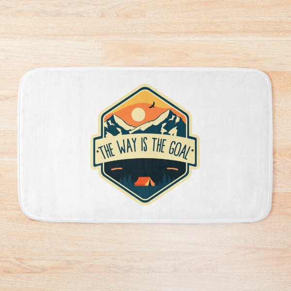 Item preview, The way is the goal , go hiking ! designed and sold by Abdelillah10.