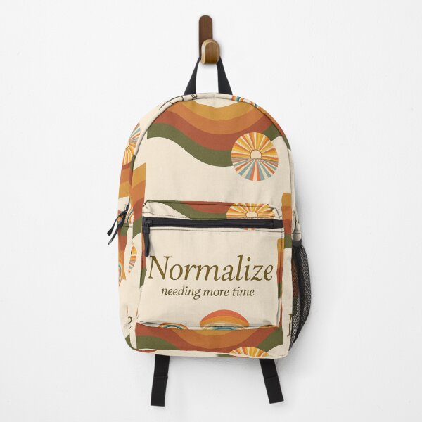 Item preview, Normalize Needing More Time – Retro Patience Poster designed and sold by CrumblyStudio.