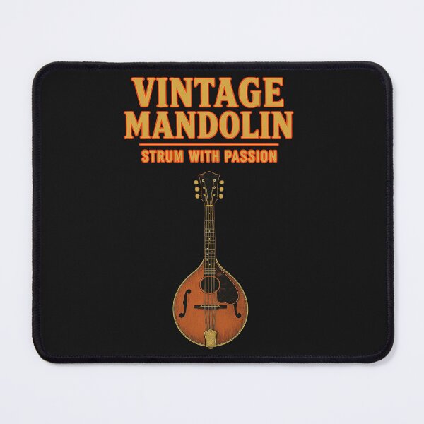 Item preview, Vintage Mandolin – Strum with Passion Folk Music Design designed and sold by JenniferCreaArte .