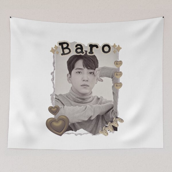 Item preview, Baro: Korean Drama Actor Scrapbook Collage Cozy Y2K Vintage Design designed and sold by HELL0WBELLO.