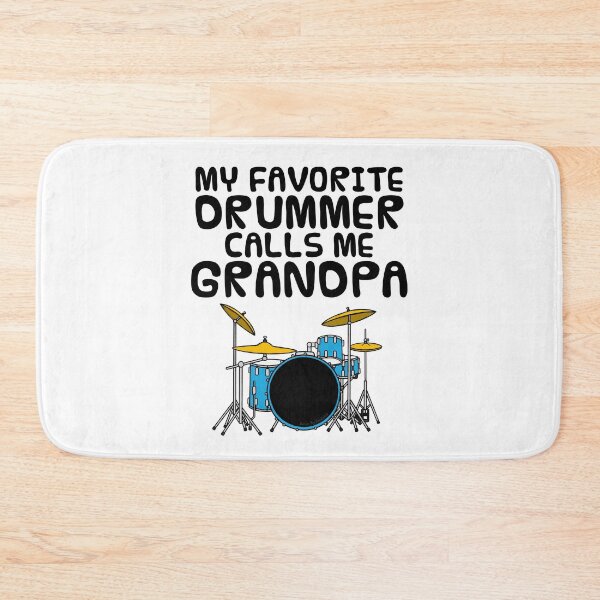 Item preview, My Favorite Drummer Calls Me Grandpa, Father's Day Musician designed and sold by doodlerob.